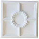 3D Wall Panel – Circle Frame White