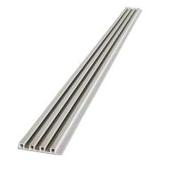 White WPC Fluted Panel