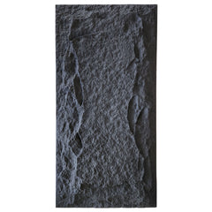 PU Faux Stone Panel – Slate Black
