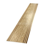 DecoArt Champagne Gold PS Fluted Panel – 11.8″ × 110″