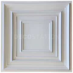 3D Wall Panel – Pyramid White