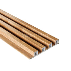 Natural Oak WPC Fluted Panel