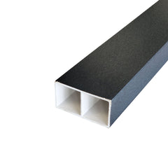 PVC Slat Divider - Lineo Onyx Black