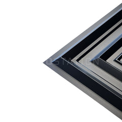 3D Wall Panel – Infinity Square Black