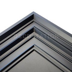 3D Wall Panel – Infinity Square Black