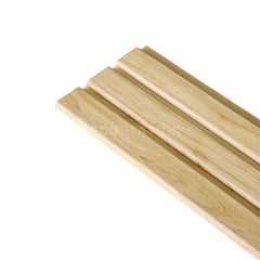 Natural Oak WPC Fluted Panel