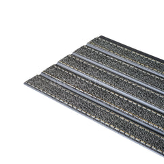 Luxury Black Leather WPC Panel