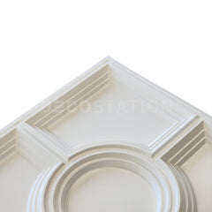 3D Wall Panel – Circle Frame White