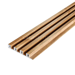 Natural Oak WPC Fluted Panel