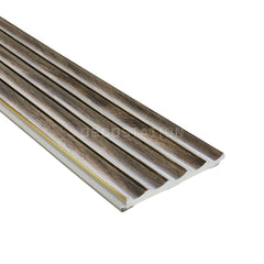 Gold-Lined Walnut PU Wall Panel