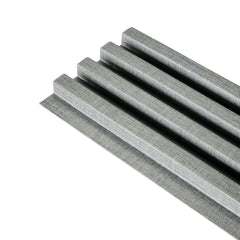 Textured Grey WPC Fluted Panel