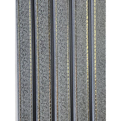 Luxury Black Leather WPC Panel