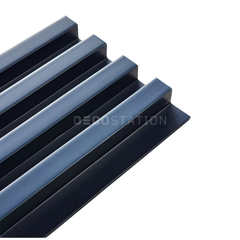 Midnight Blue WPC Fluted Panel