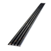 Black Marble-Effect WPC Fluted Panel