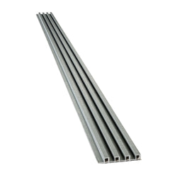 Textured Grey WPC Fluted Panel