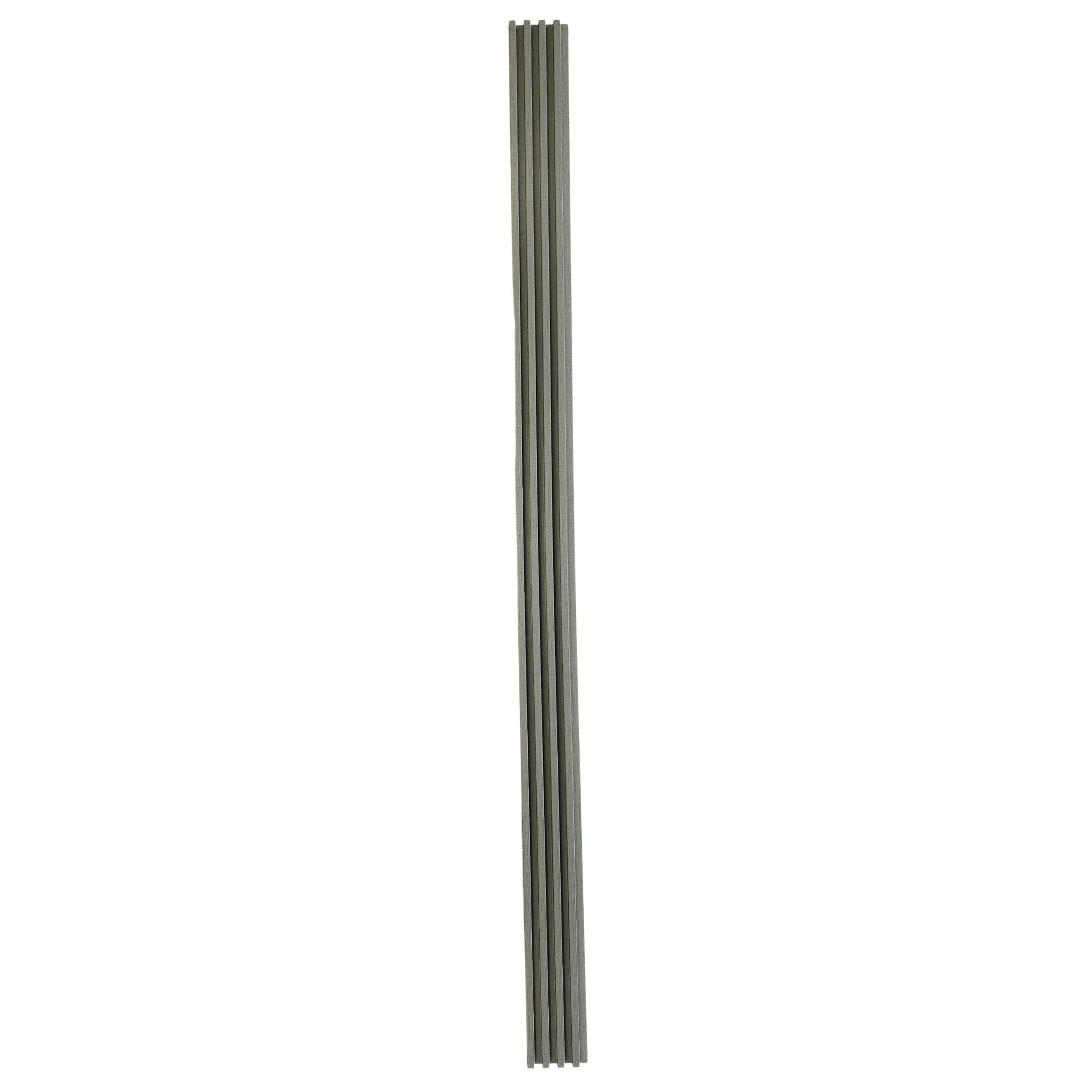 Textured Grey WPC Fluted Panel