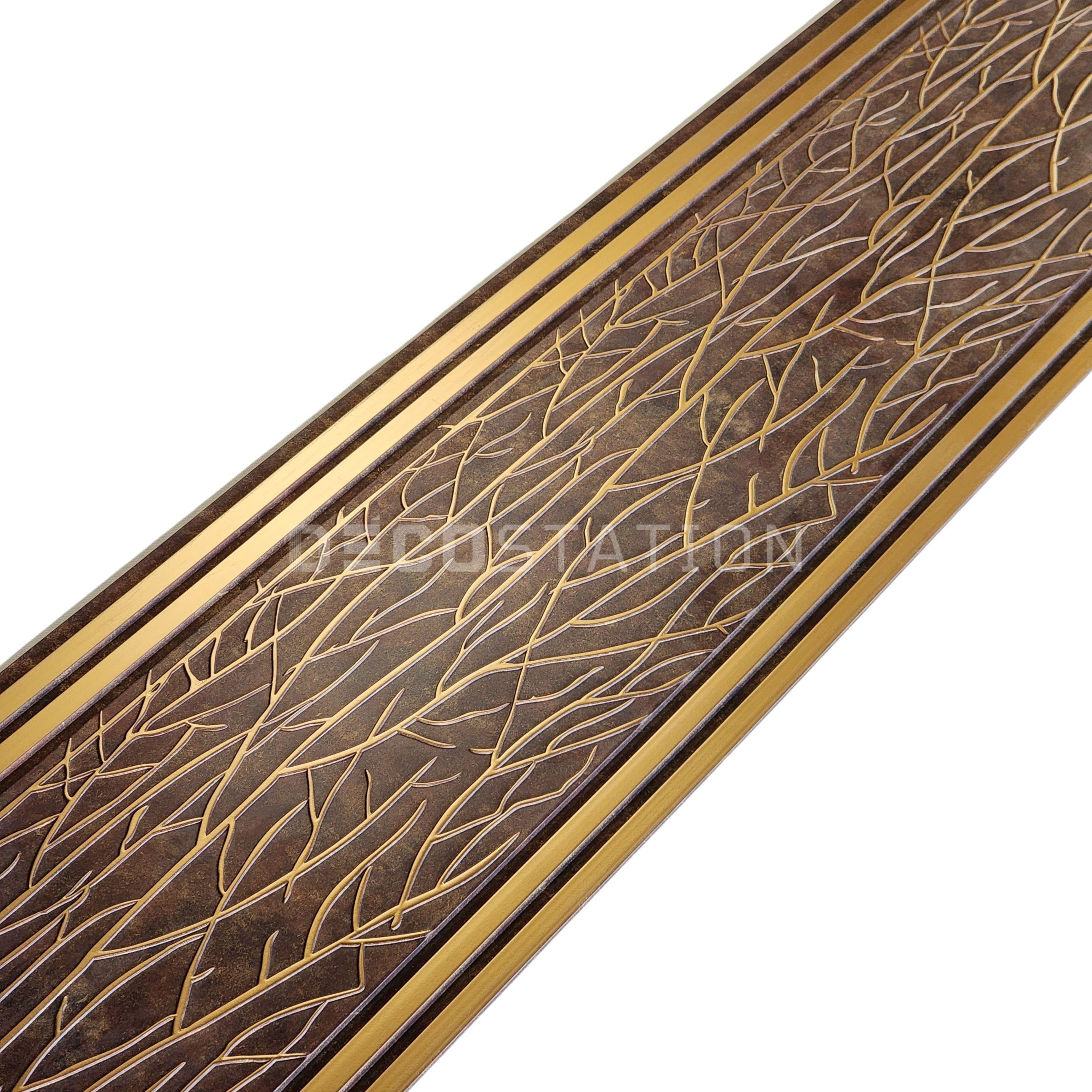DecoArt Bronze Oak PS Fluted Panel – 11.8″ × 110″