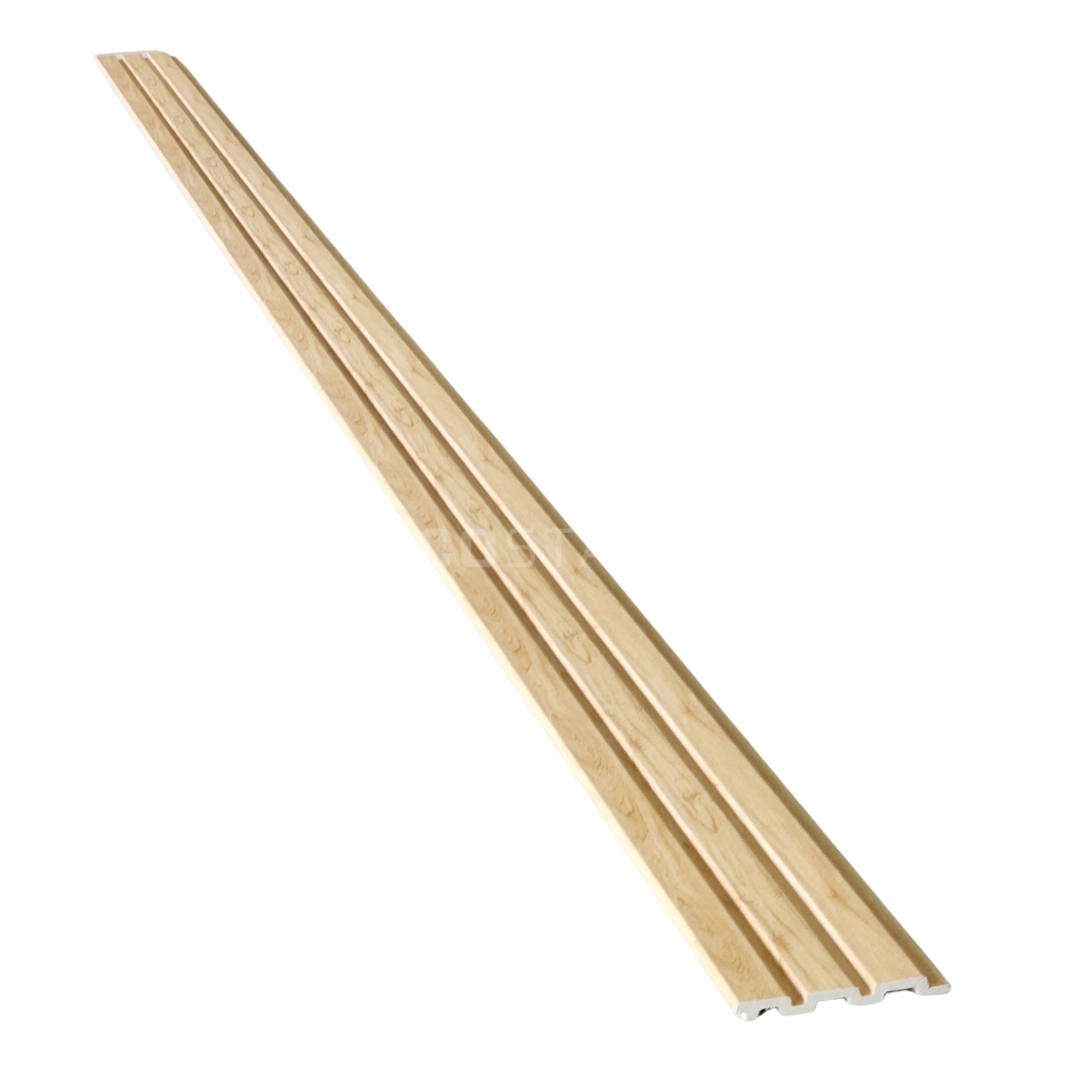 Natural Oak WPC Fluted Panel
