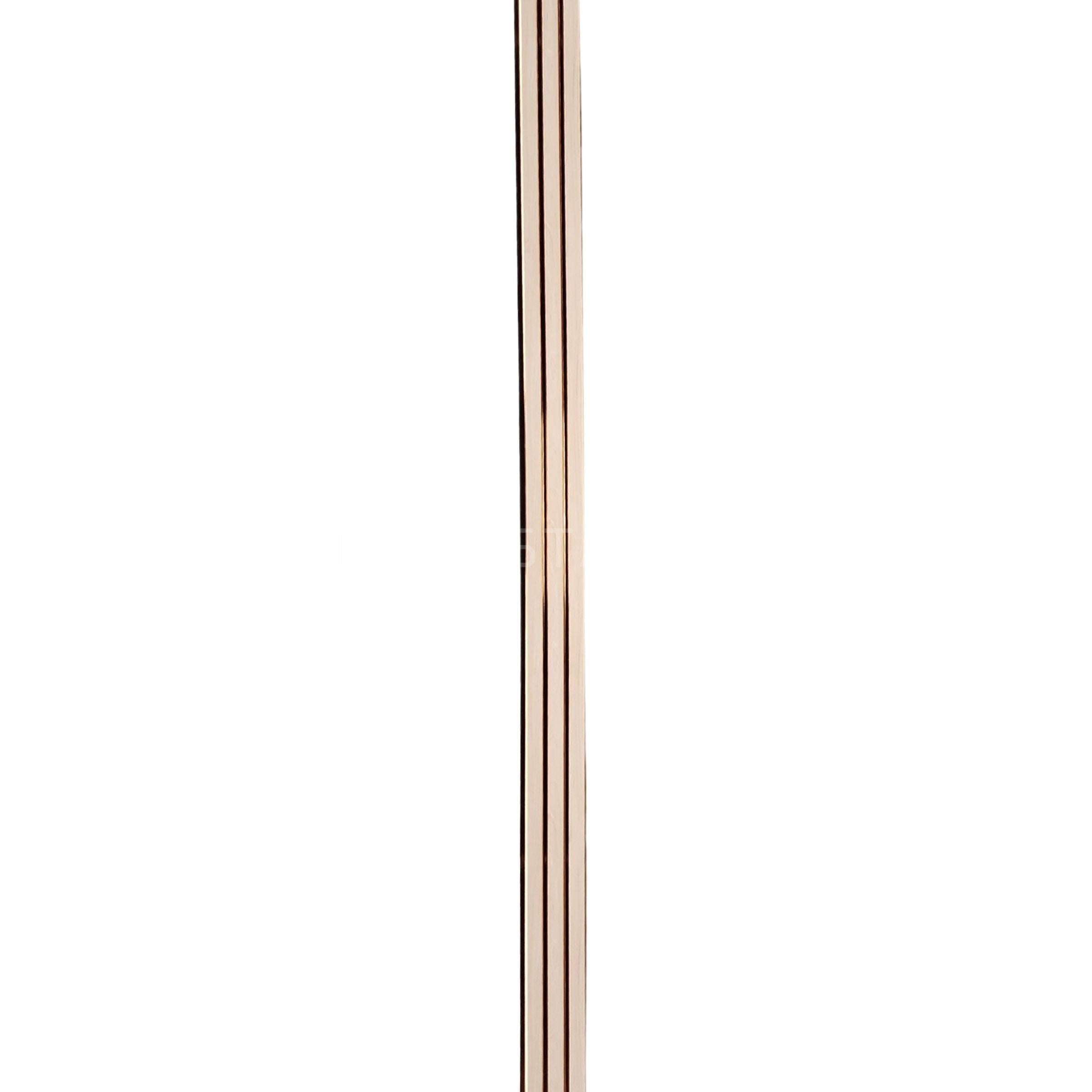 Lux Rose-Gold-Accent WPC Fluted Panel