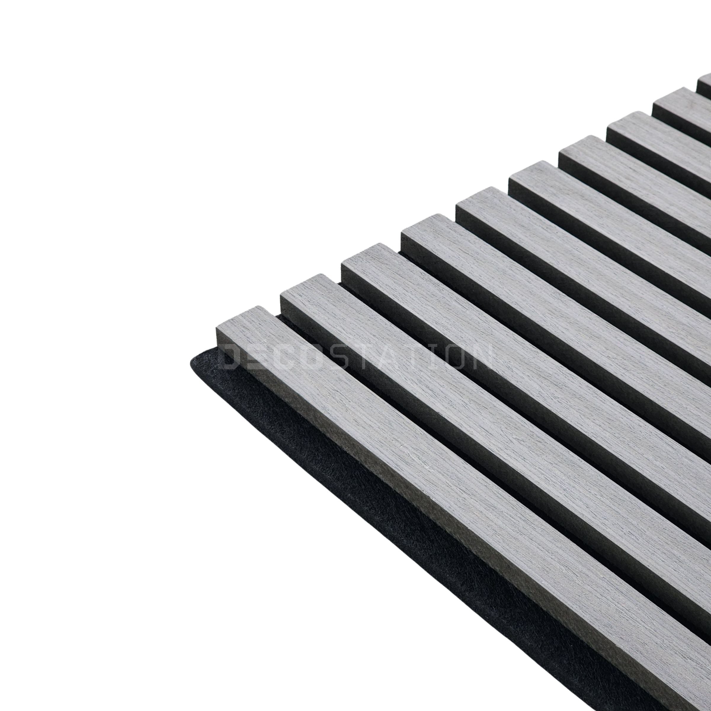 Glacier Grey EchoSlat™ GREY OAK Acoustic Wall Panel
