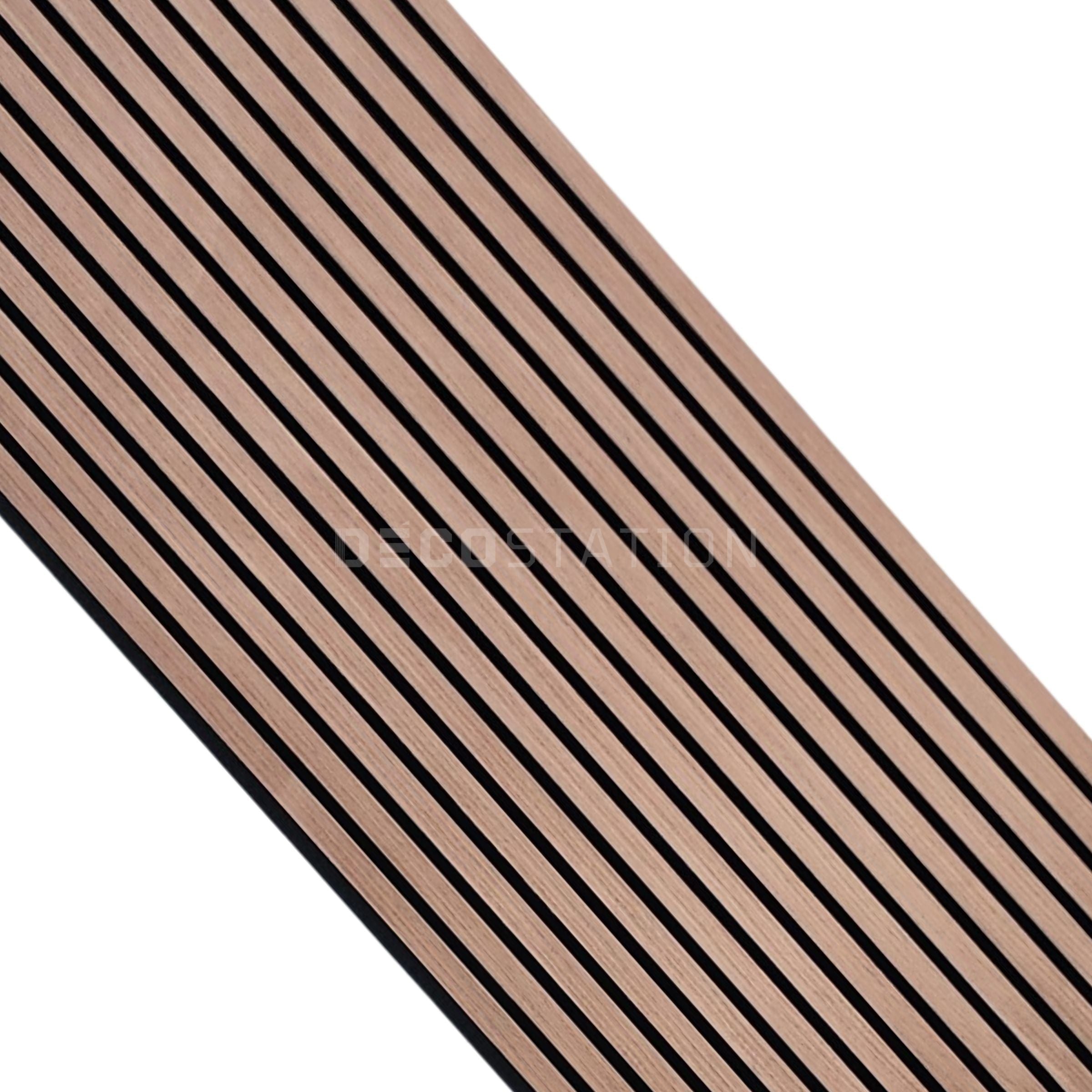 Mocha Oak EchoSlat™ WT-942S Acoustic Wall Panel