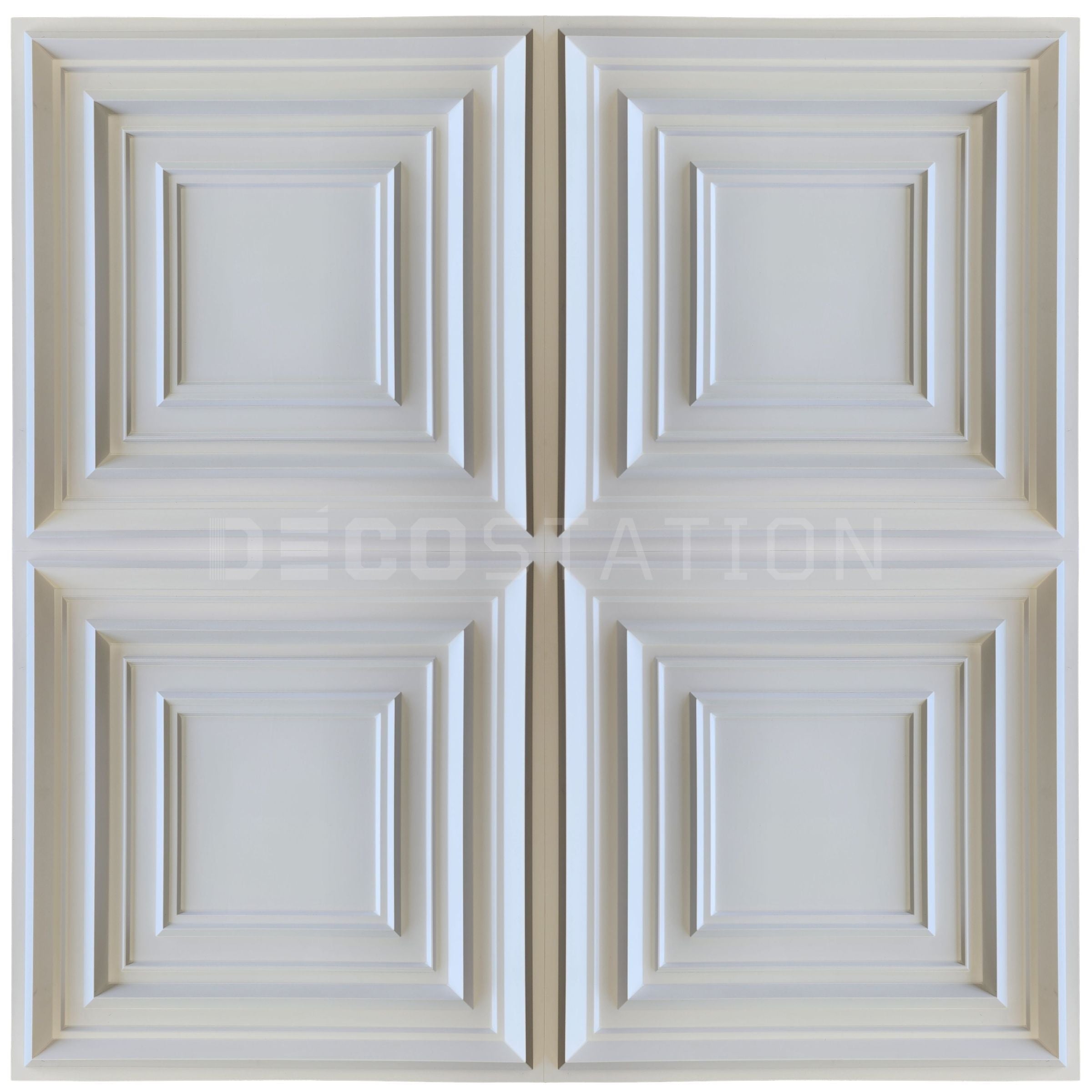 3D Wall Panel – Pyramid White