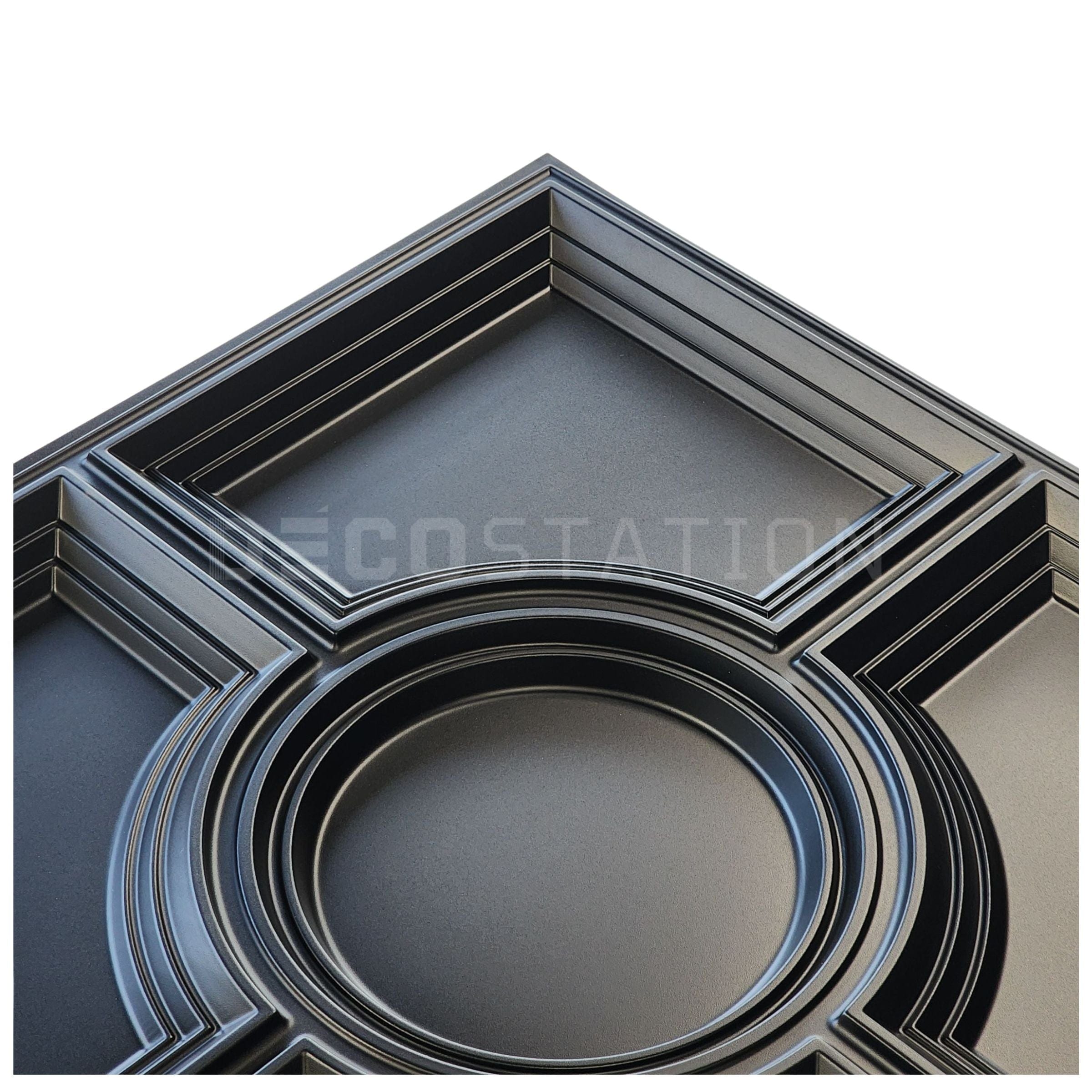 3D Wall Panel – Royal Black