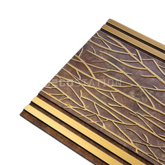DecoArt Bronze Oak PS Fluted Panel – 11.8″ × 110″