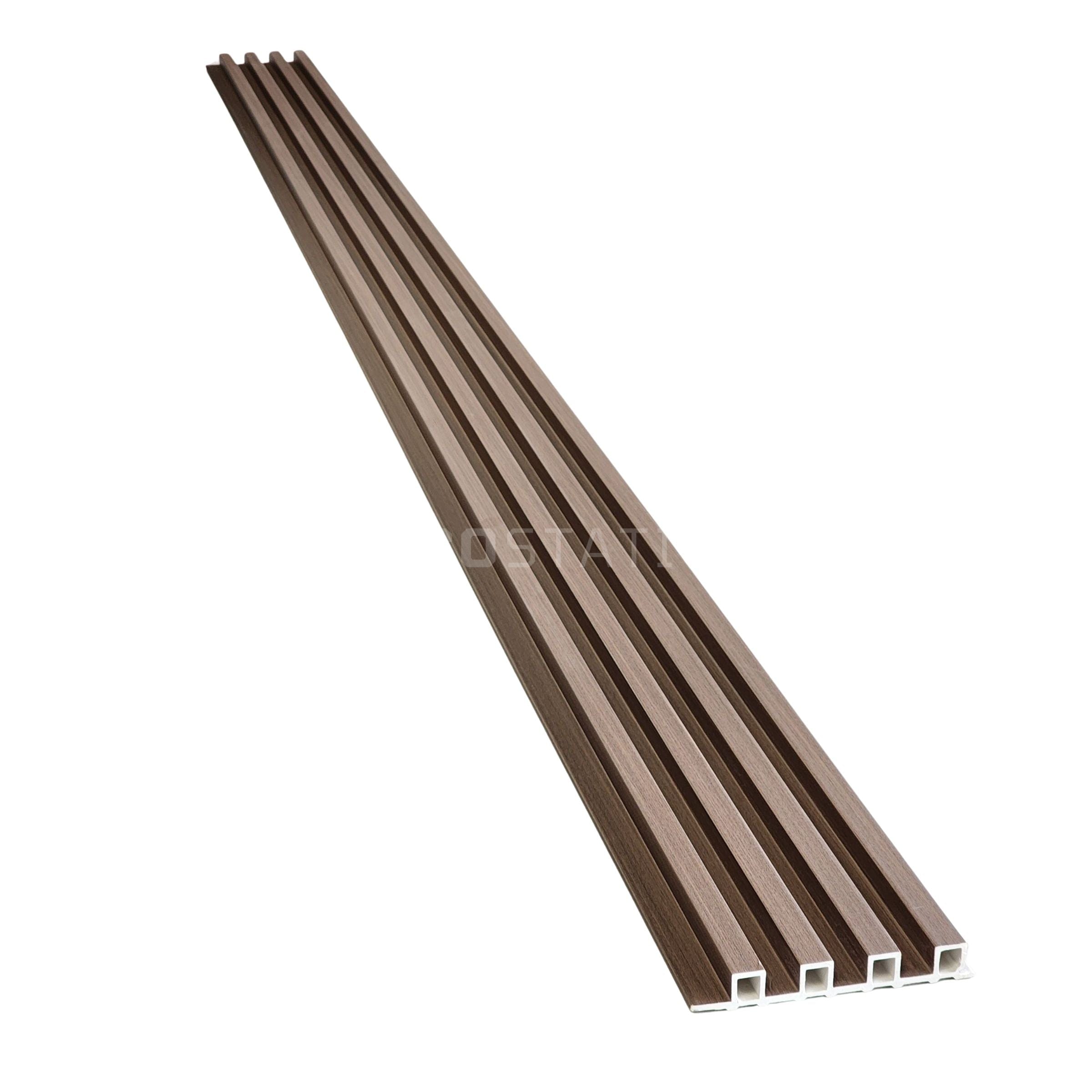 Walnut Brown WPC Fluted Panel