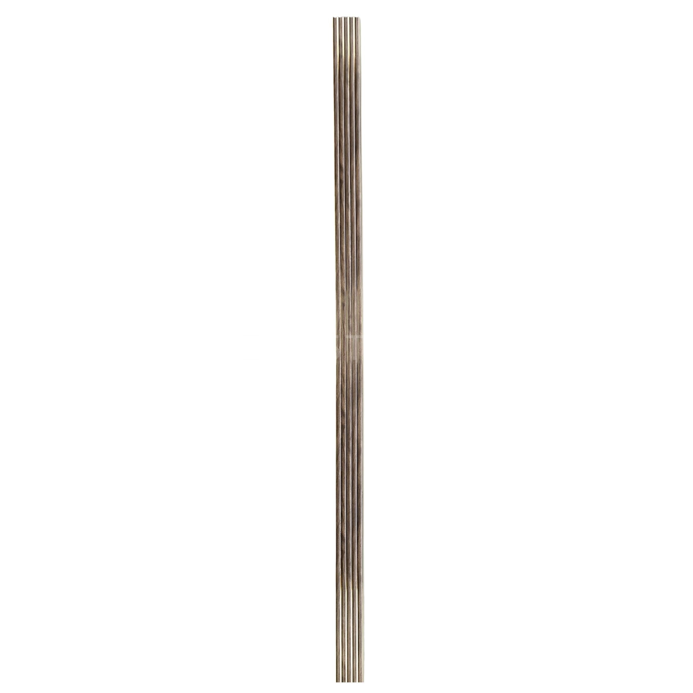 Gold-Lined Walnut PU Wall Panel