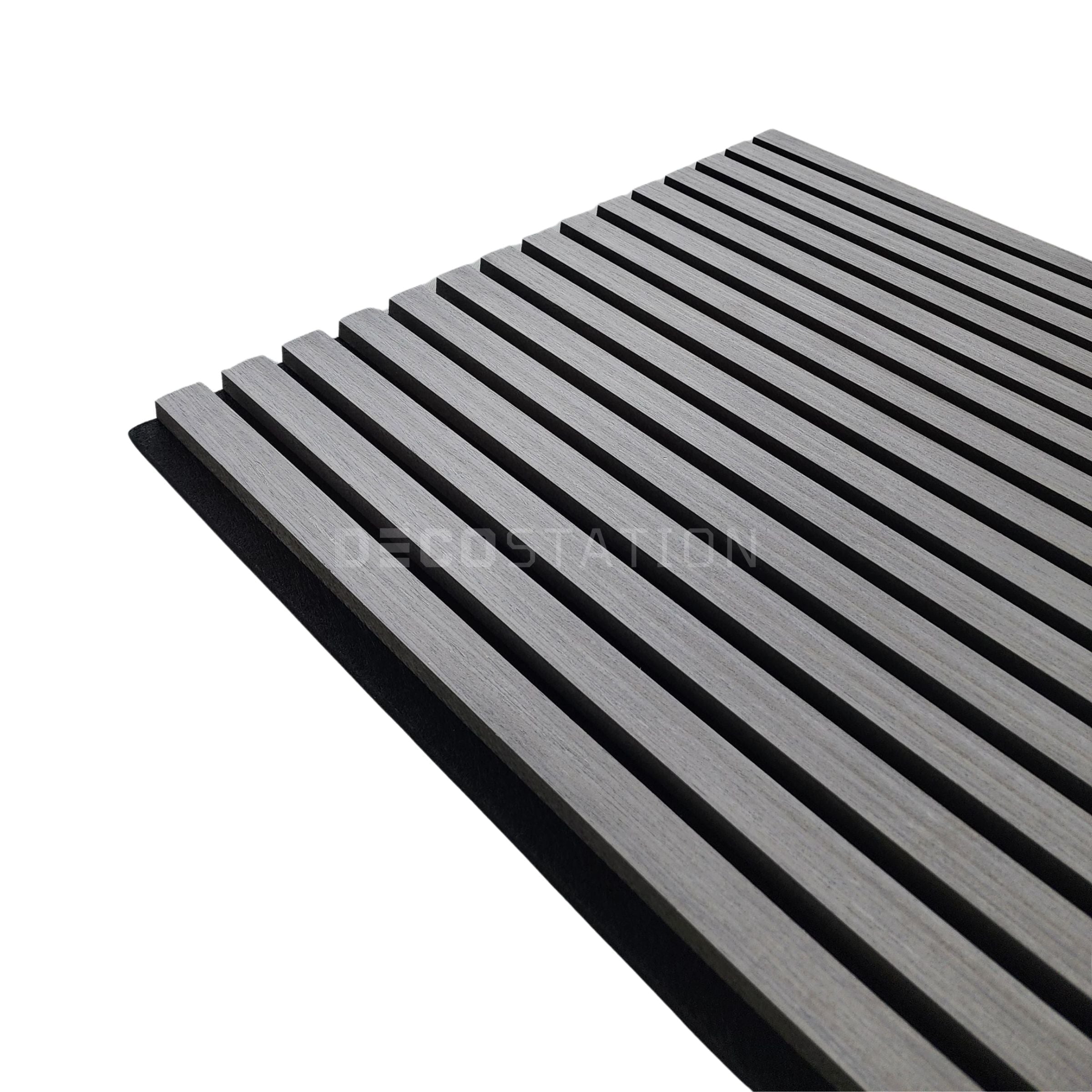 Glacier Grey EchoSlat™ GREY OAK Acoustic Wall Panel