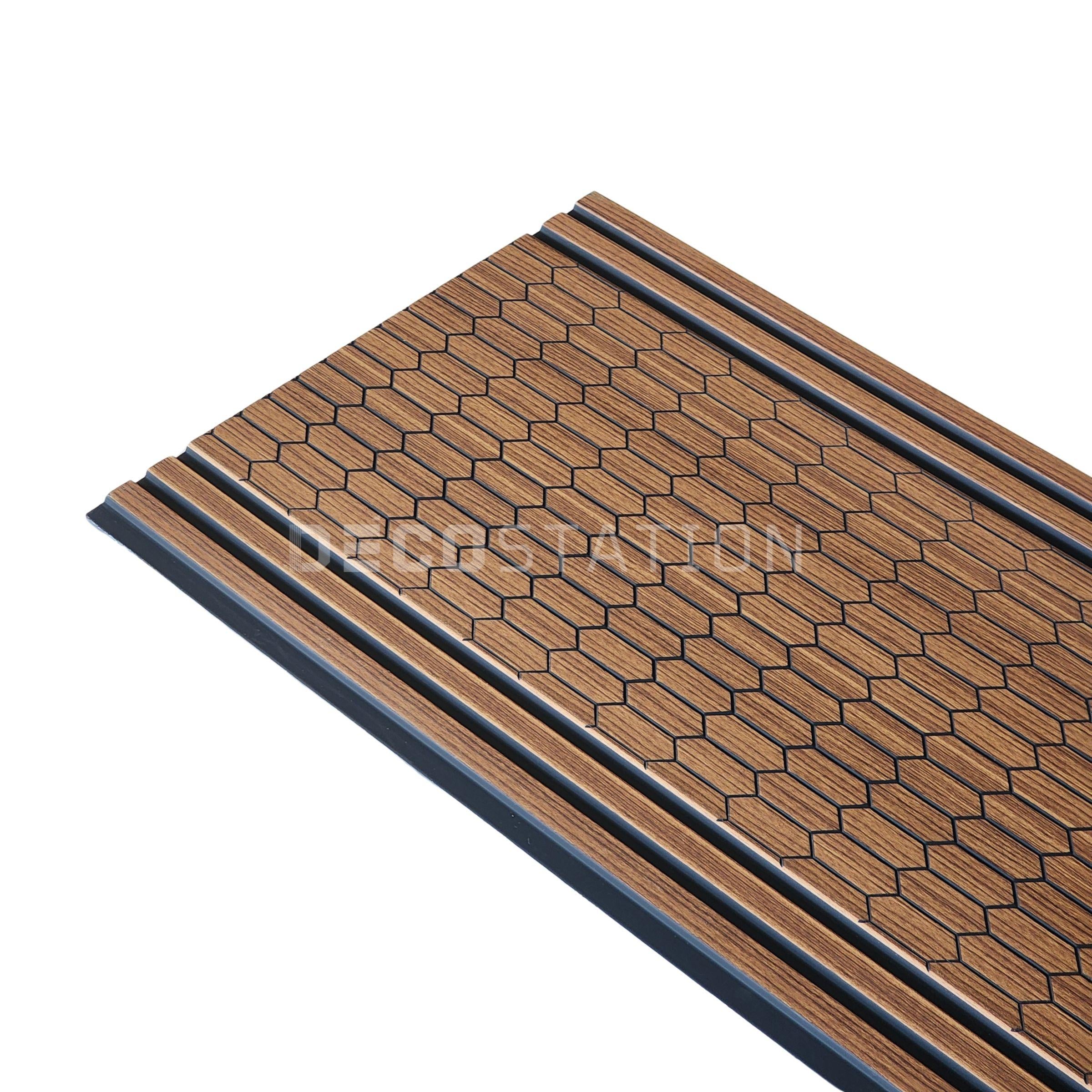 DecoArt Honeycomb Bronze PS Fluted Panel – 11.8″ × 110″