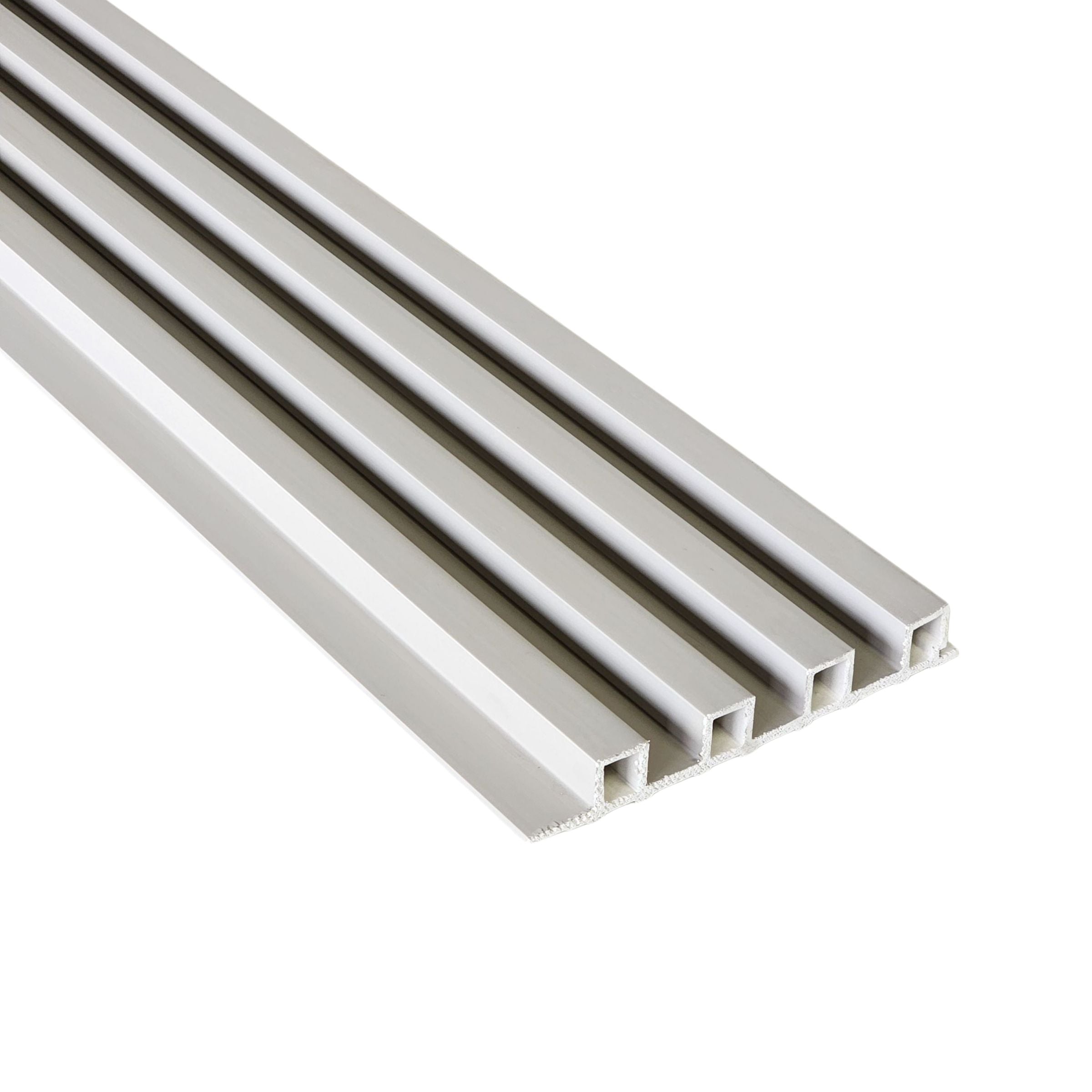 White WPC Fluted Panel