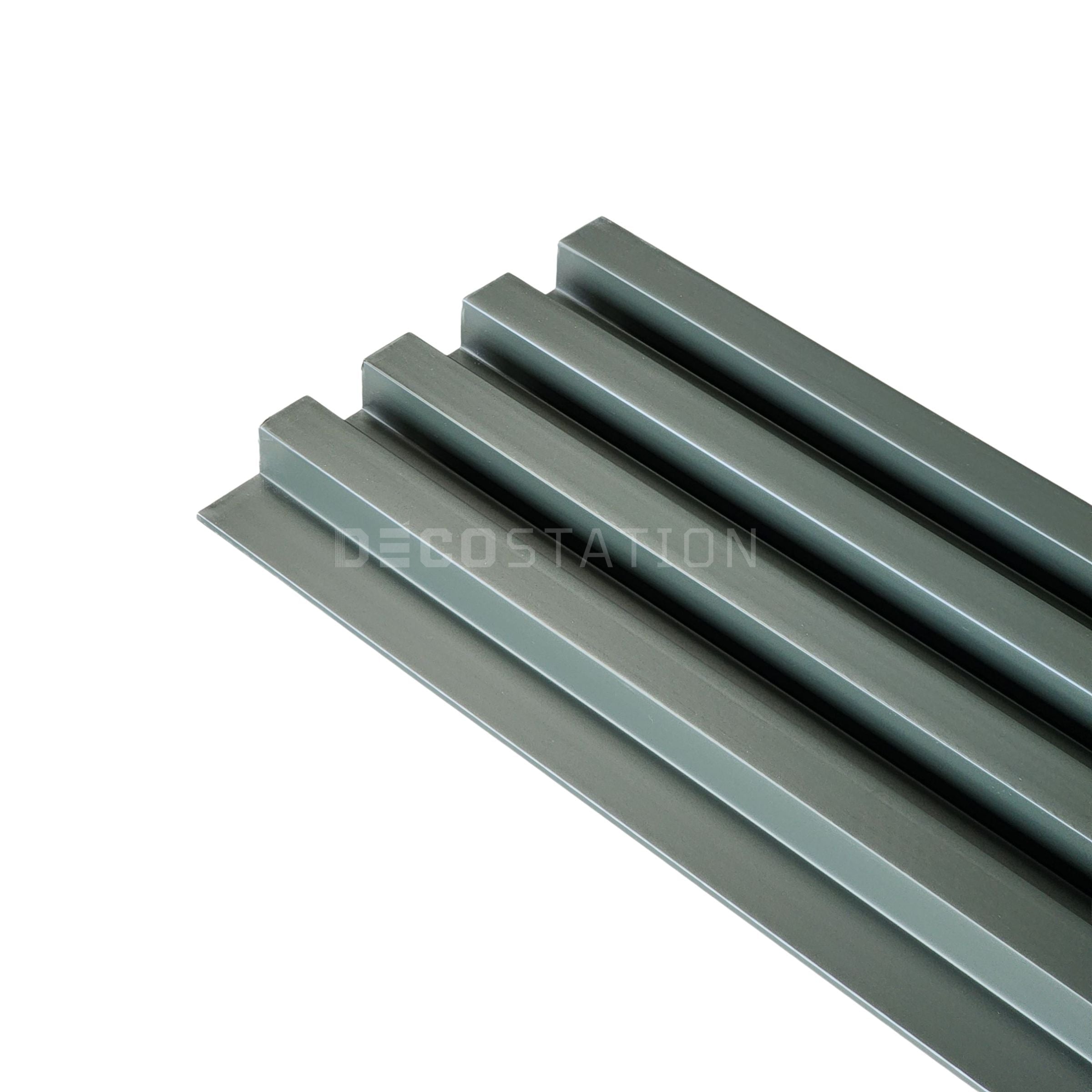 Matte Olive Green WPC Fluted Panel