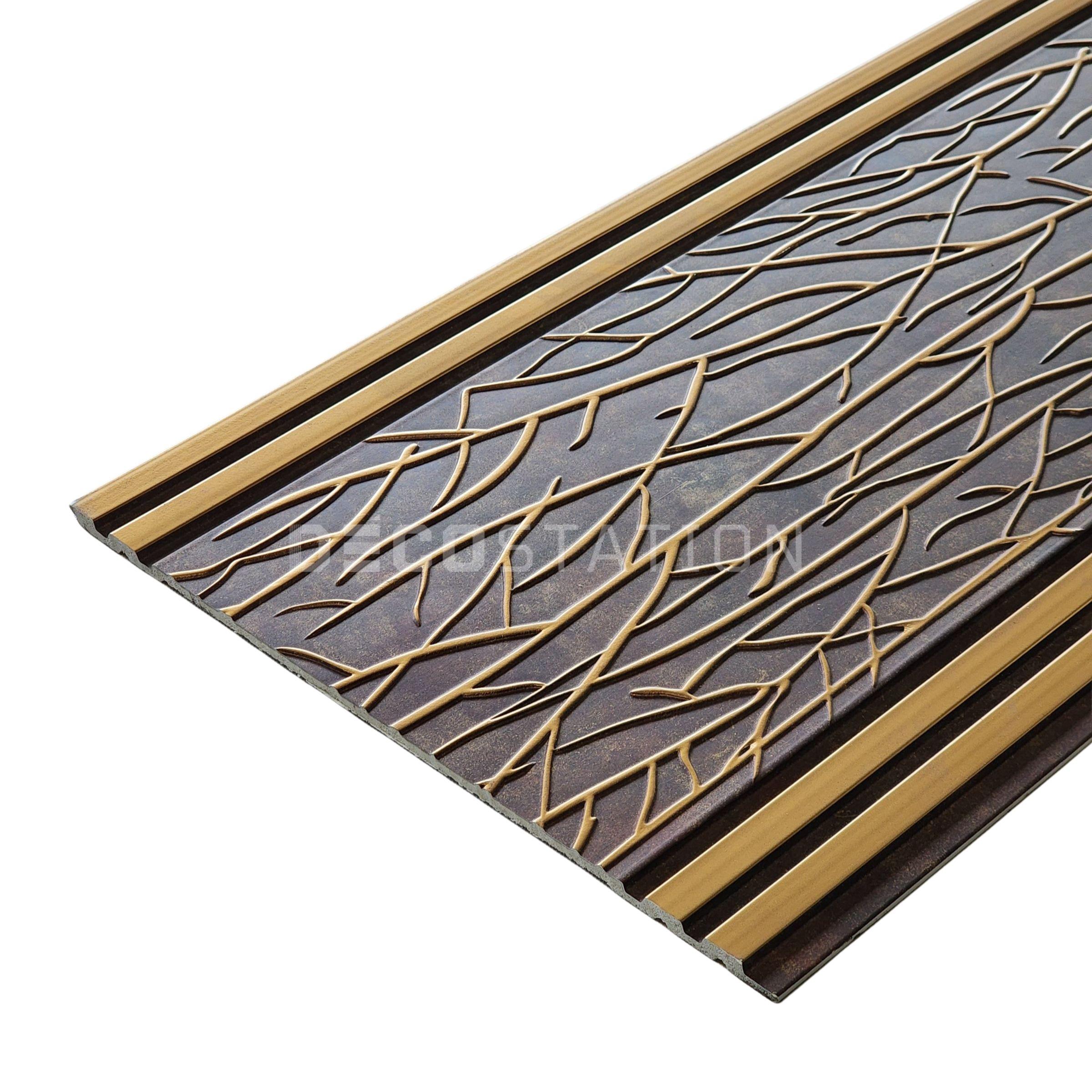 DecoArt Bronze Oak PS Fluted Panel – 11.8″ × 110″
