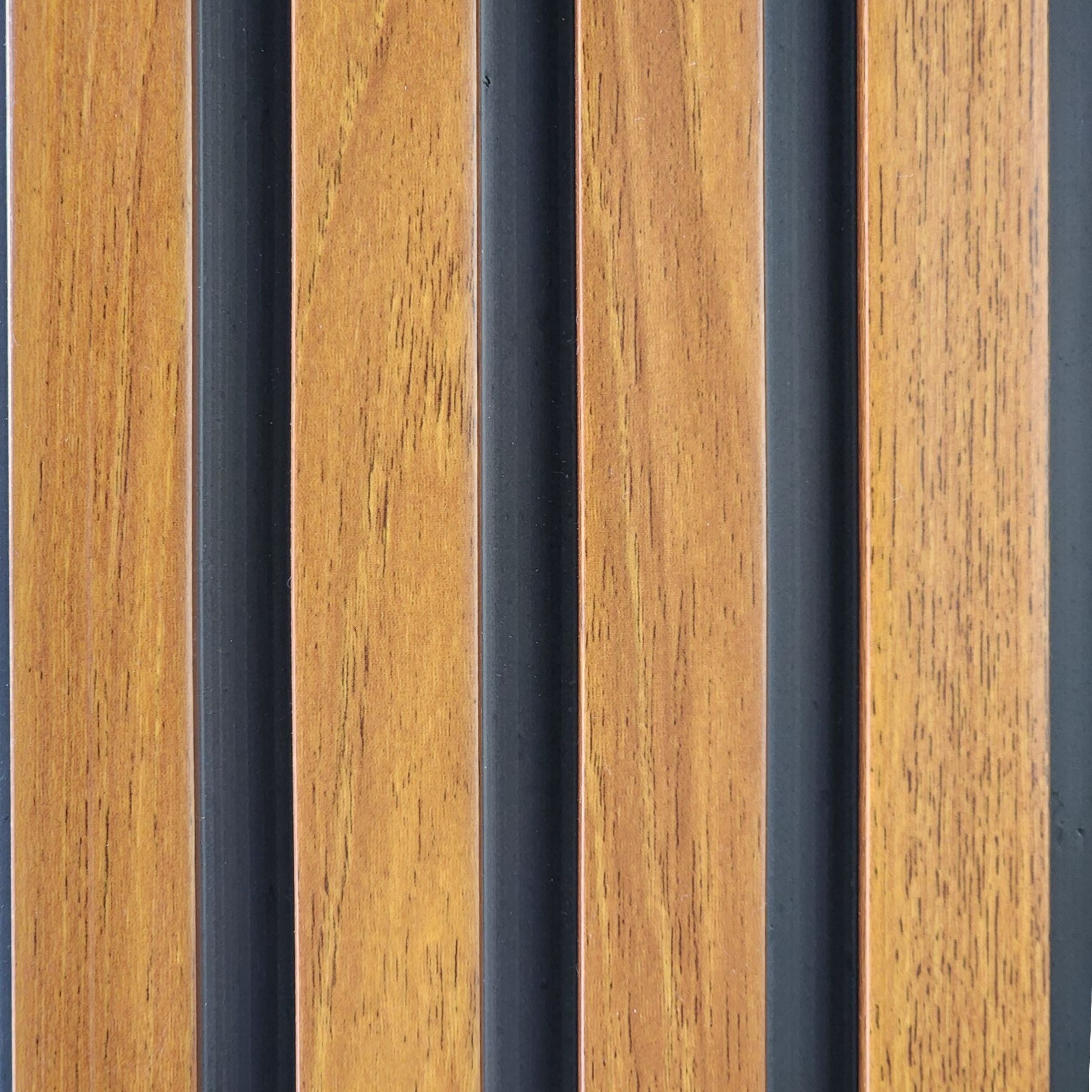 Walnut Woodgrain with Black Grooves