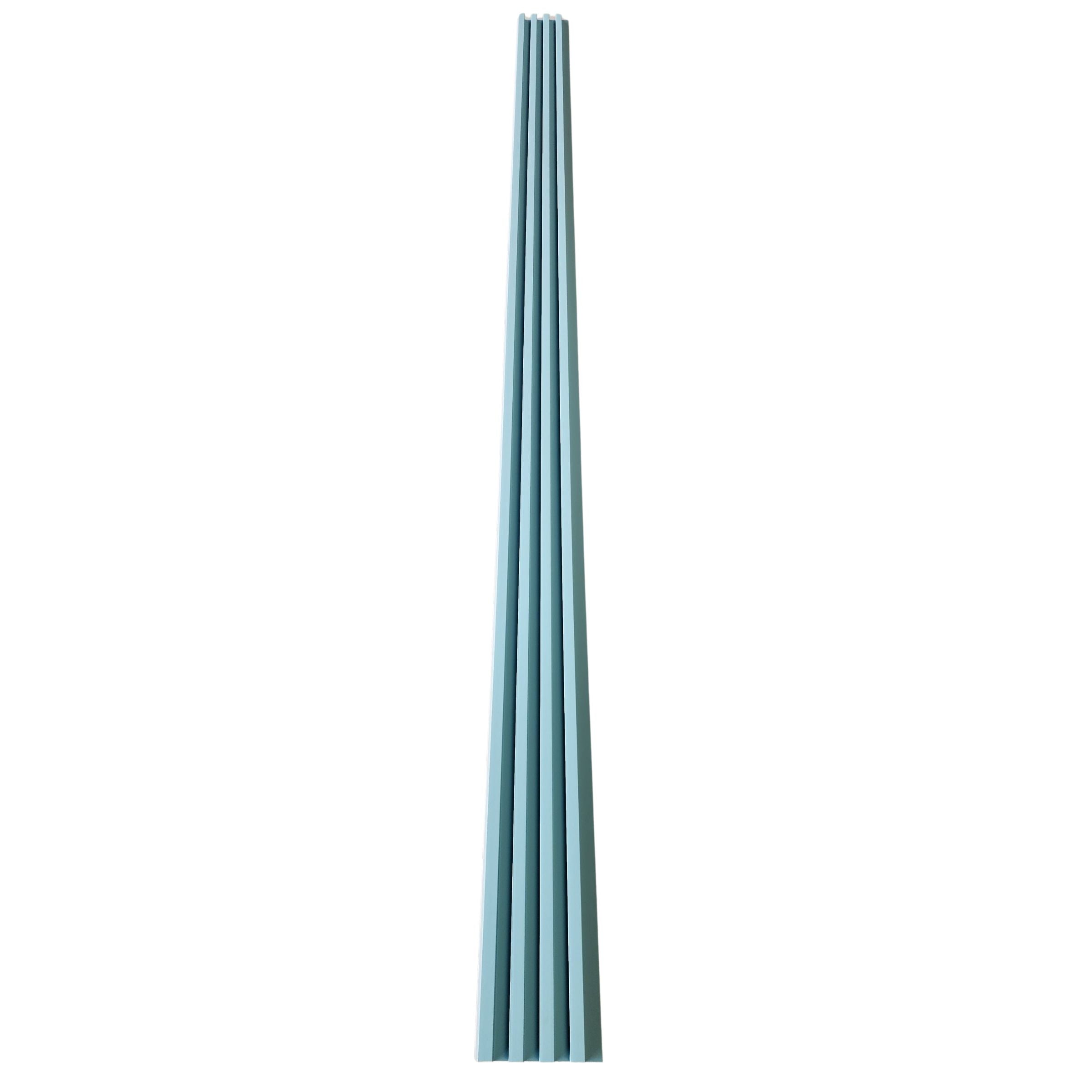 Skyline Blue WPC Fluted Panel