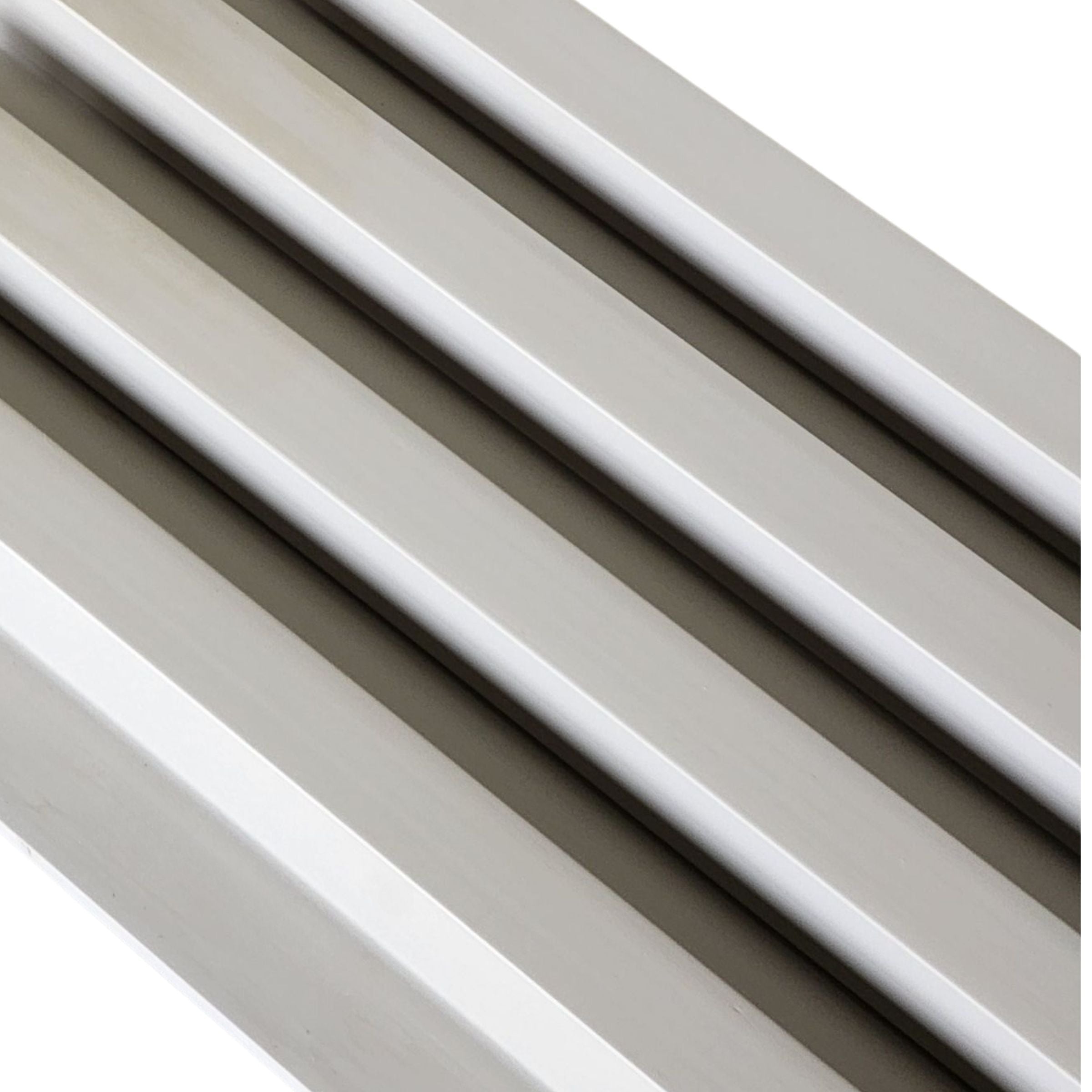 White WPC Fluted Panel