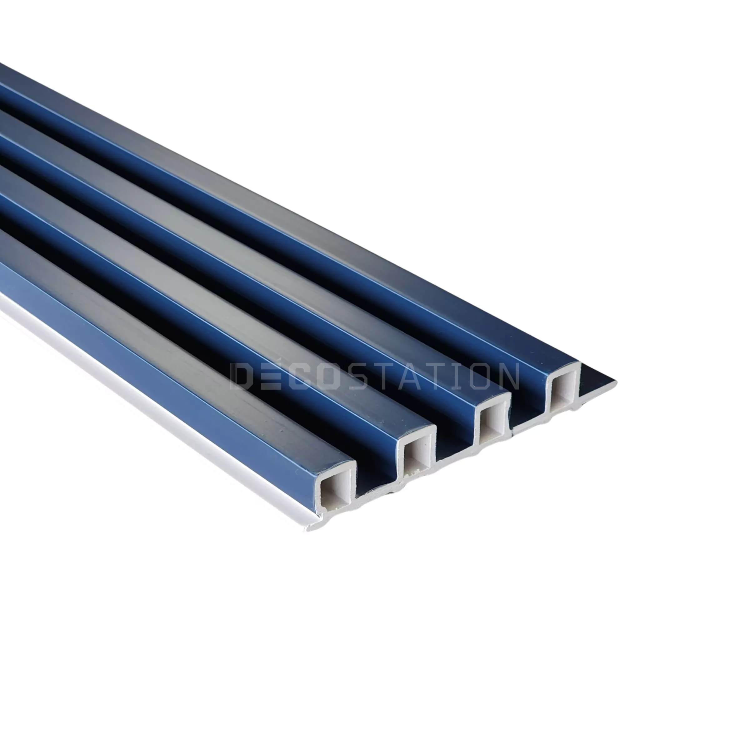 Midnight Blue WPC Fluted Panel