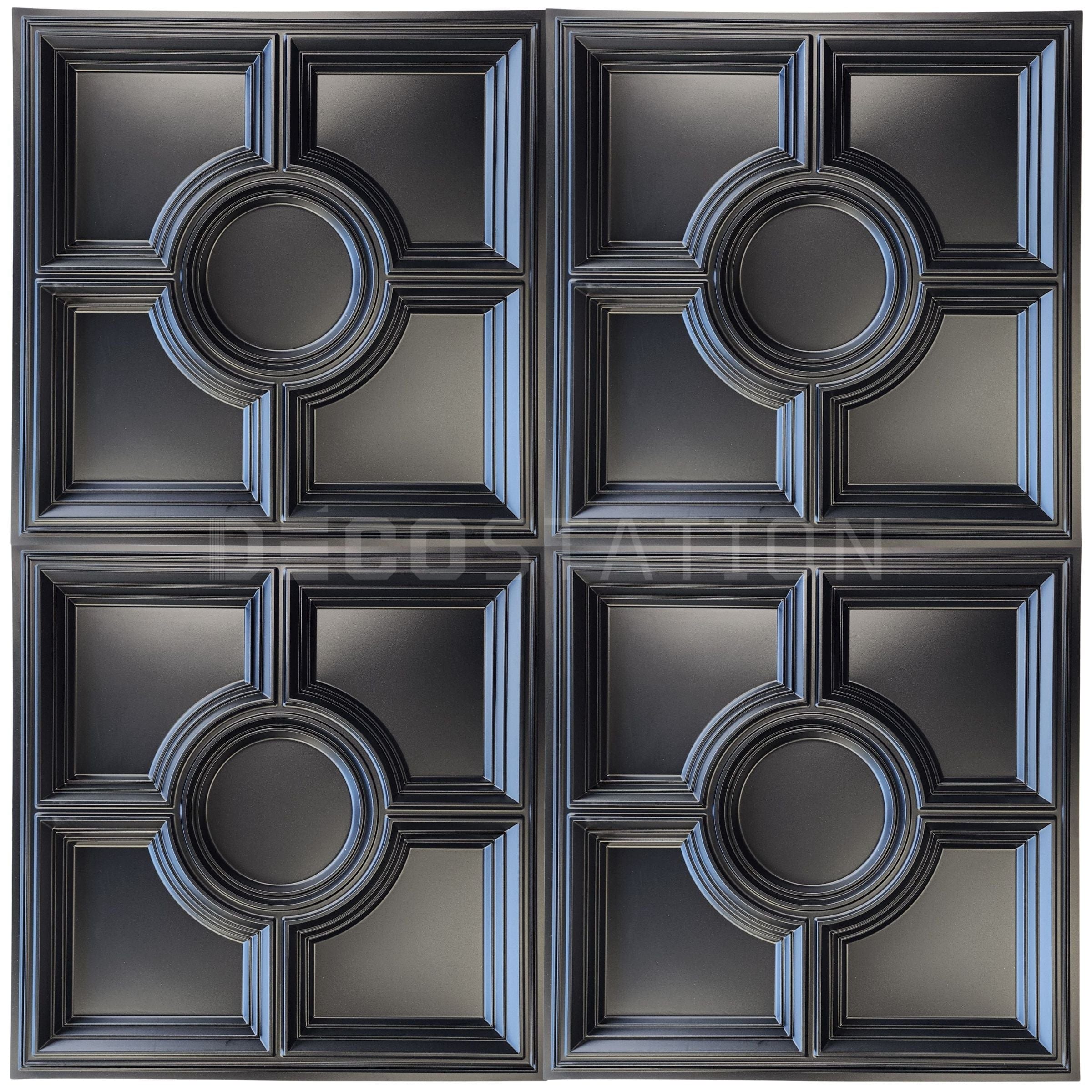 3D Wall Panel – Royal Black