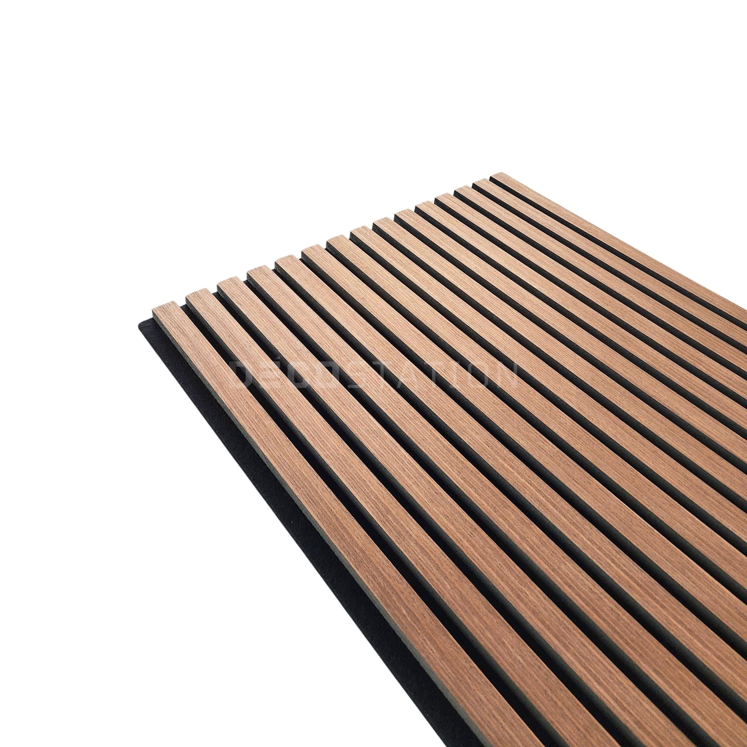 Mocha Oak EchoSlat™ WT-942S Acoustic Wall Panel