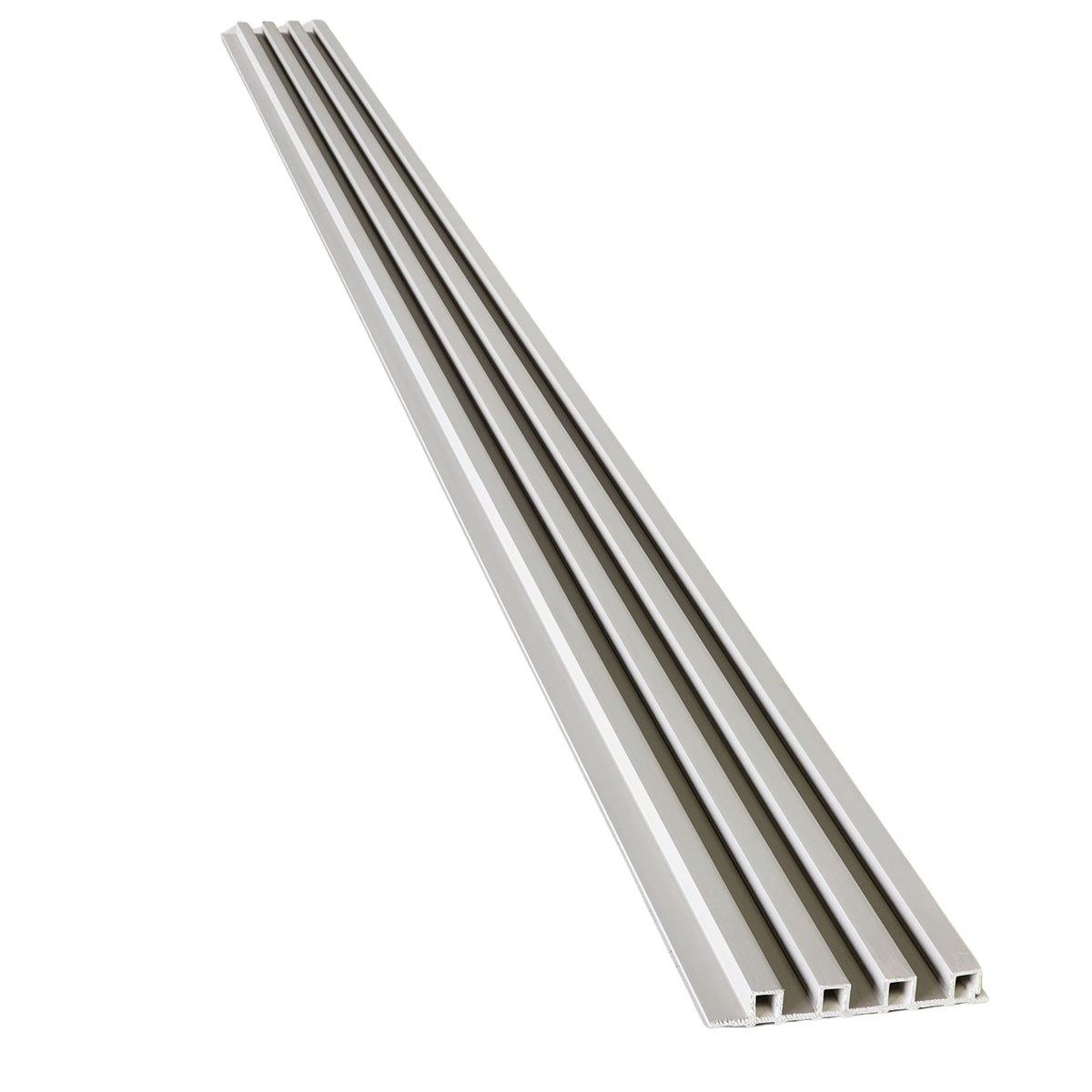 White WPC Fluted Panel