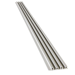 White WPC Fluted Panel