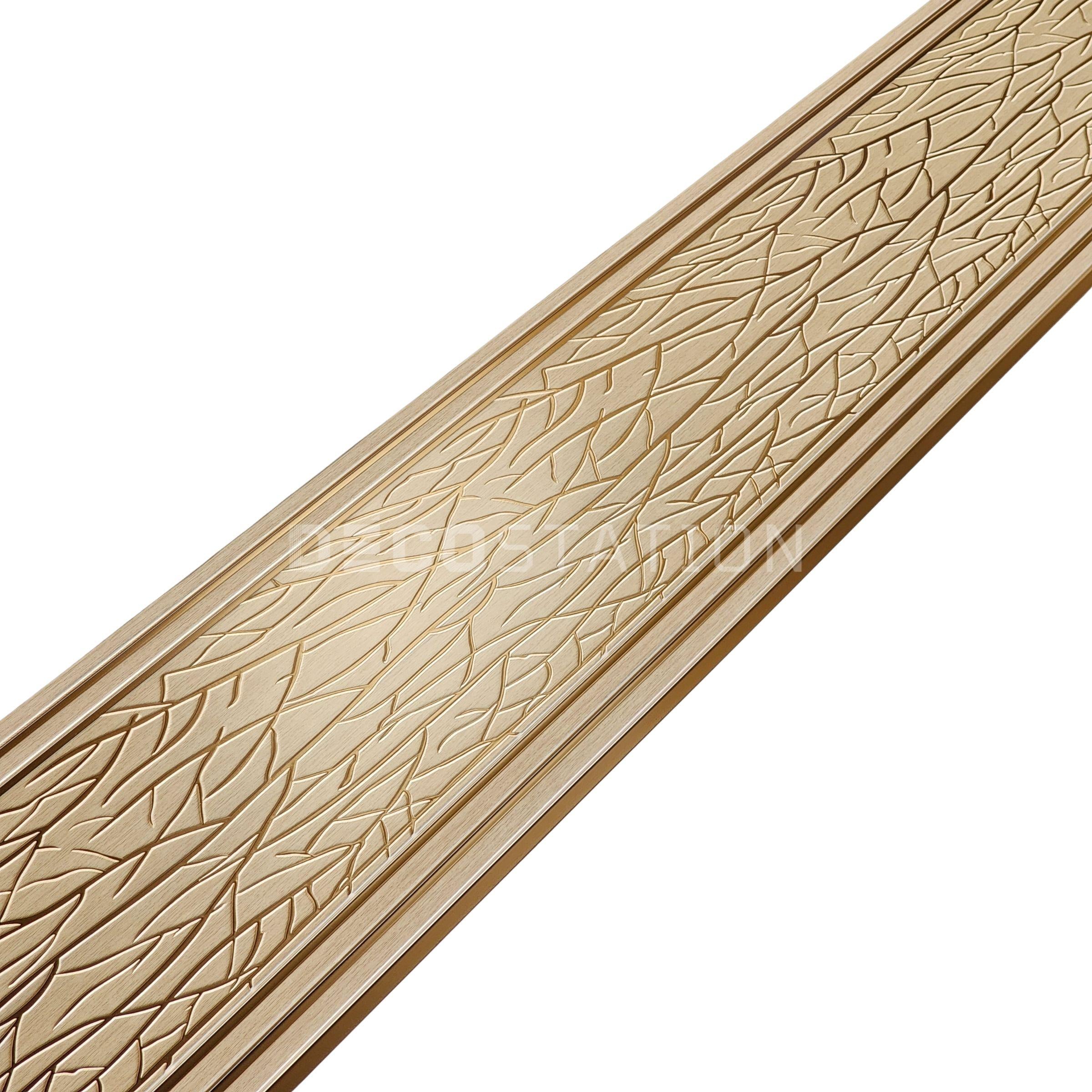 DecoArt Champagne Gold PS Fluted Panel – 11.8″ × 110″