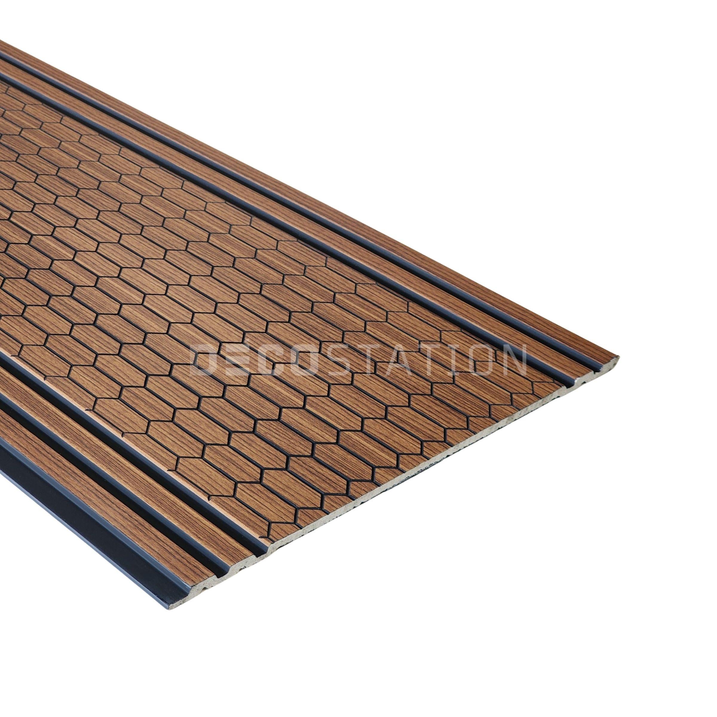 DecoArt Honeycomb Bronze PS Fluted Panel – 11.8″ × 110″