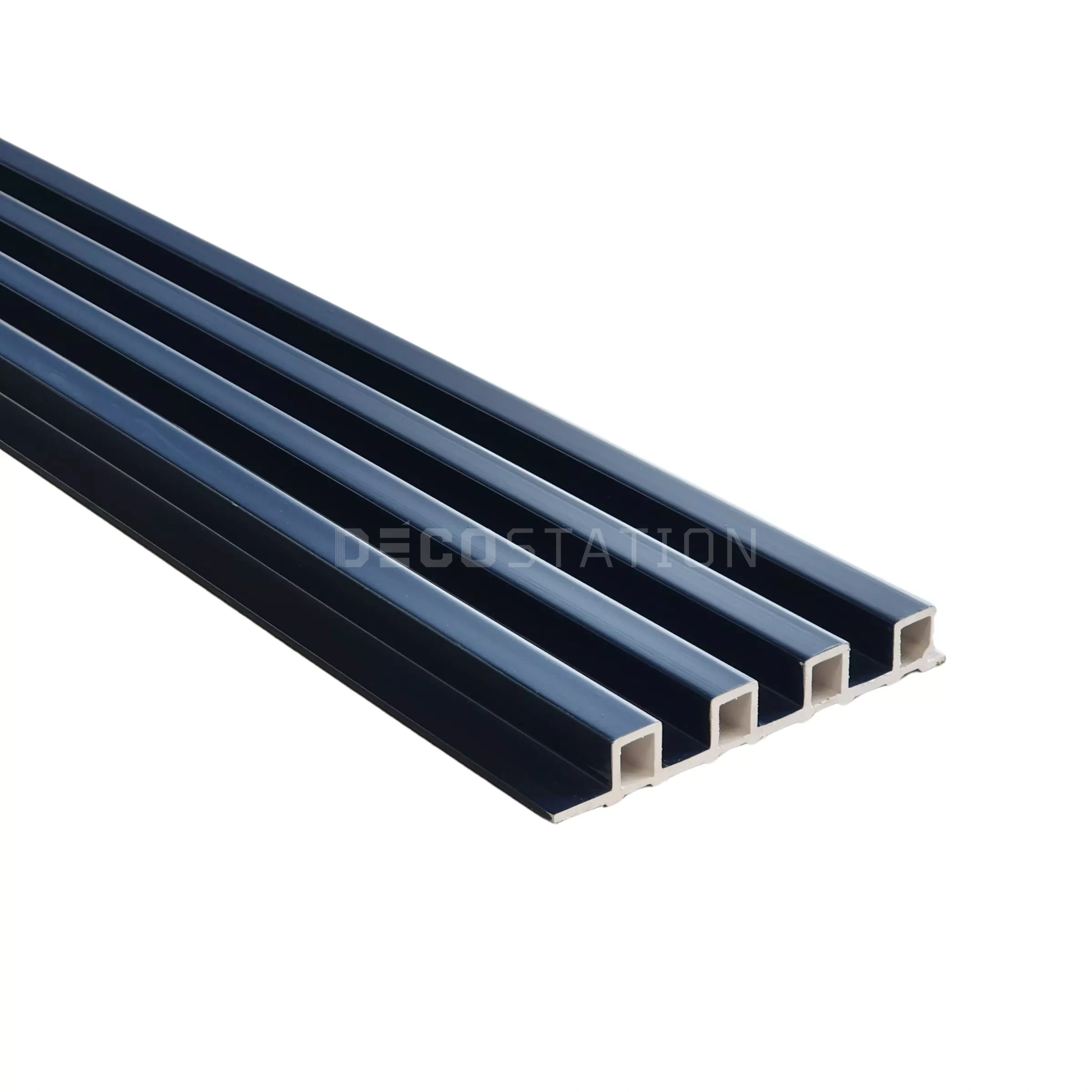 Midnight Blue WPC Fluted Panel
