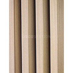 Walnut Brown WPC Fluted Panel