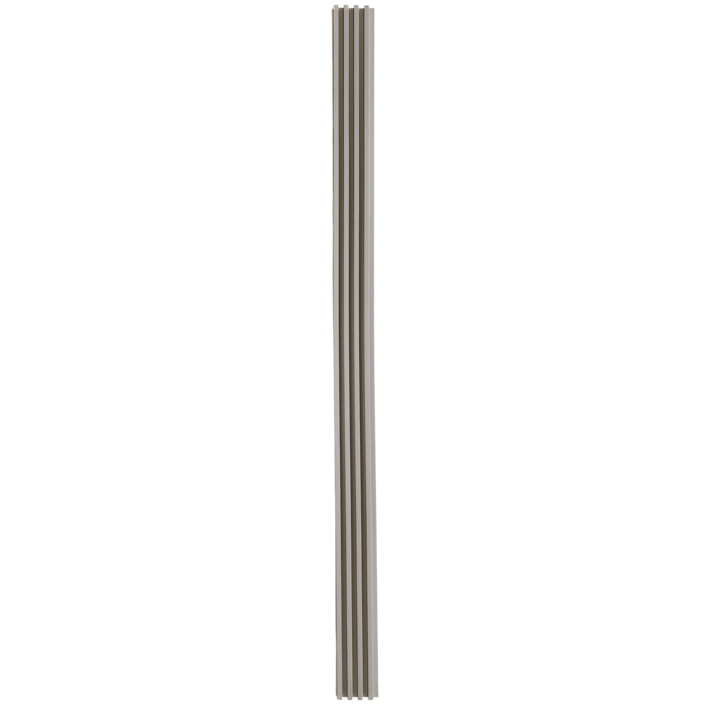 White WPC Fluted Panel