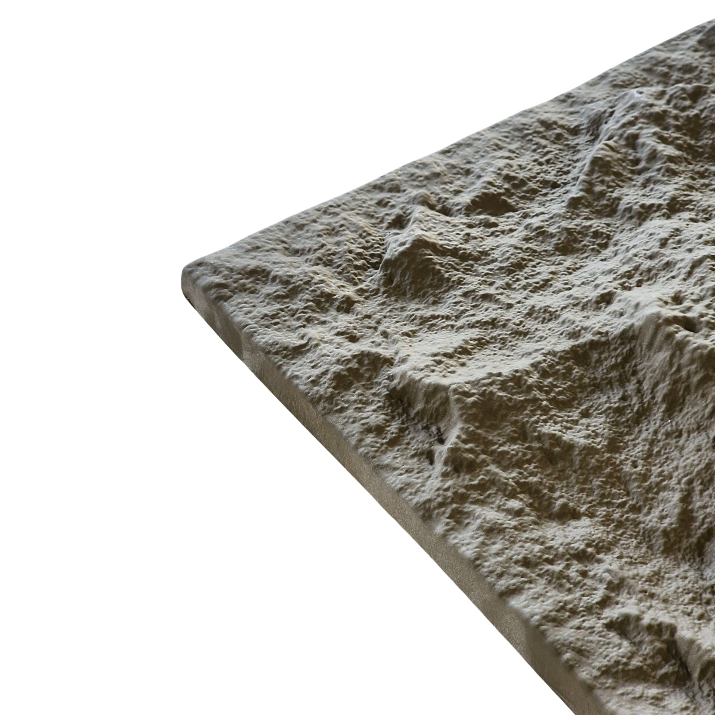 PU Faux Stone Panel – Ash Grey