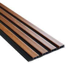 Walnut Woodgrain with Black Grooves